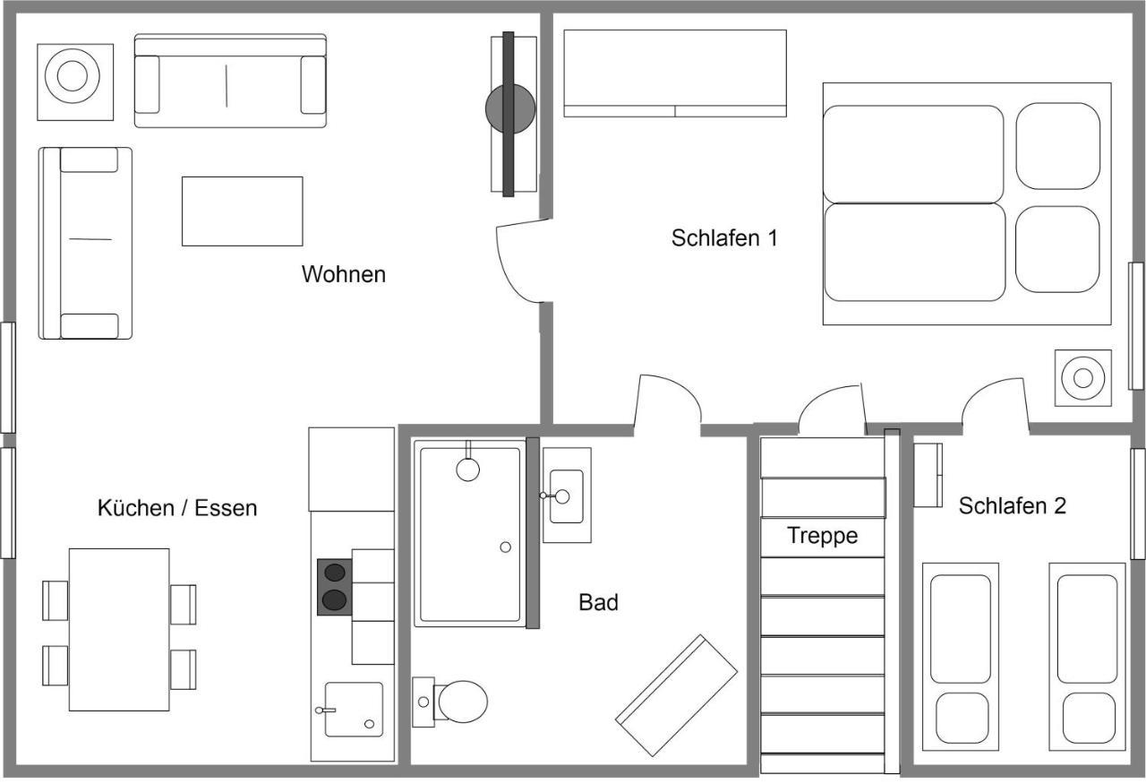 Witte Huus 75M_ Und 51M_ Ferienwoh Apartamento Hooksiel Exterior foto